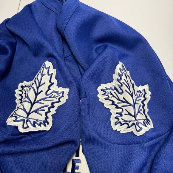 Vintage CCM Toronto Maple Leafs Jersey Mens Large Blue NHL 80s - Picture 12 of 16